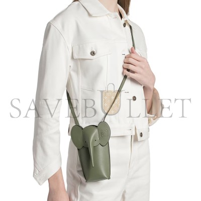 LOEWE ELEPHANT POCKET IN CLASSIC CALFSKIN C623B02X03 (18*8*4cm)